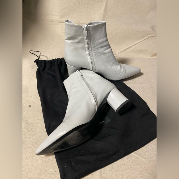 Theory White Boots - Picture 2 of 5